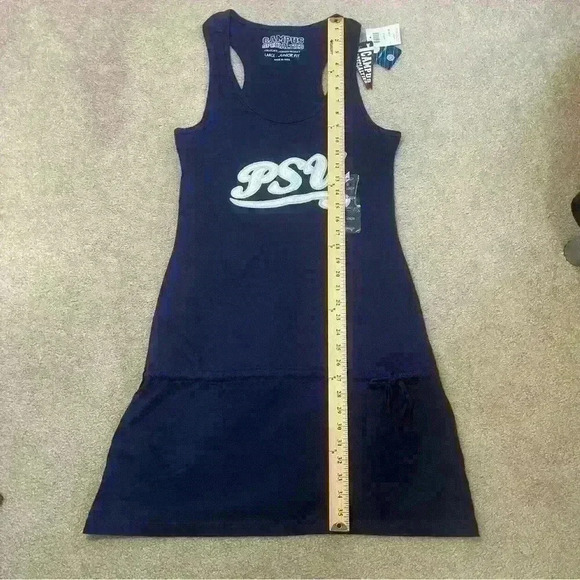 Campus Specialties PSU (Penn State Univ) NWT Junior Size Large Blue Tank Dress - Picture 10 of 12
